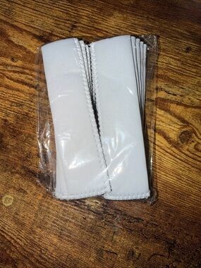 White Neoprene Sublimation Ready Ice Pop Covers
